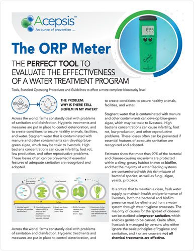 Acepsis ORP Meter